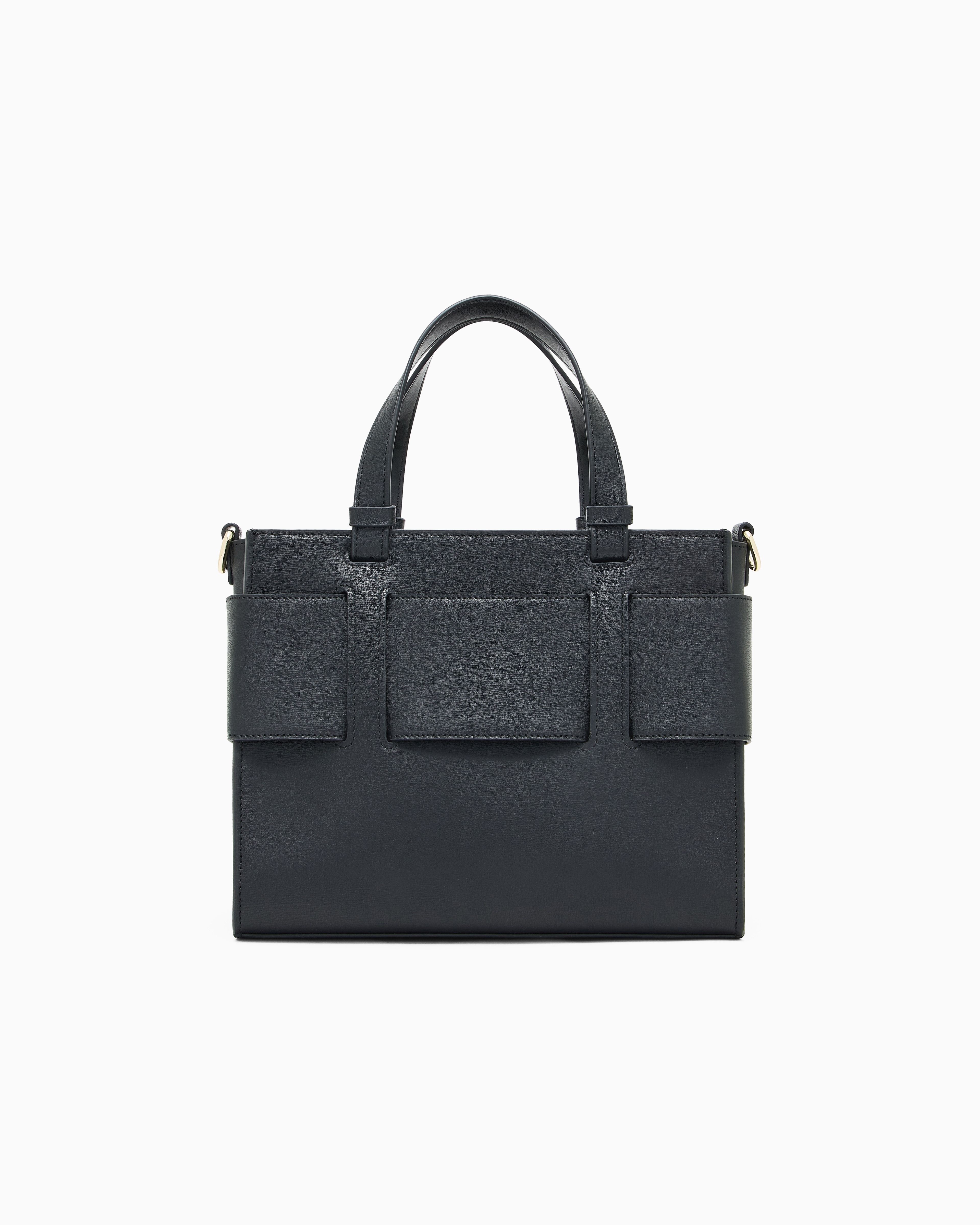 Bolso shopper Susy con logotipo y correa extraíble black Bolso shopper Susy con logotipo y correa extraíble black